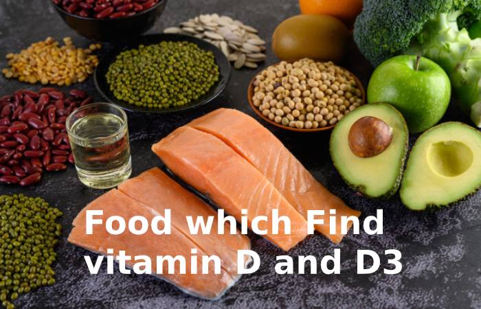 Food which find vitamin D and D3