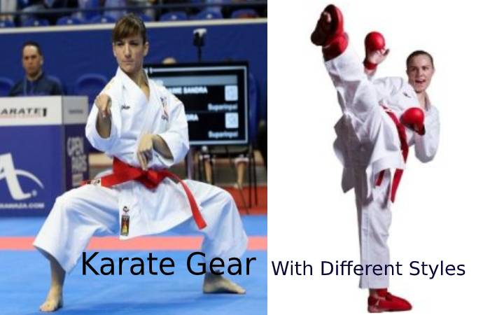 Karate gear with different styles